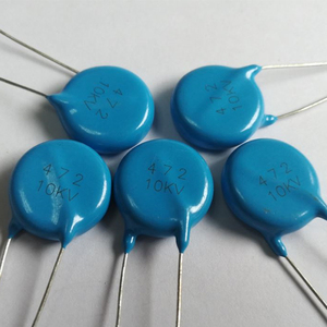 1.Voltage ceramic disc capacitor with silver contact